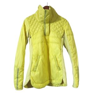 Lululemon What The Fluff Pullover Clarity Yellow Women's size 4
